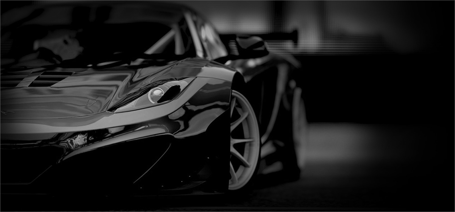 خلفية سيارة سوداء