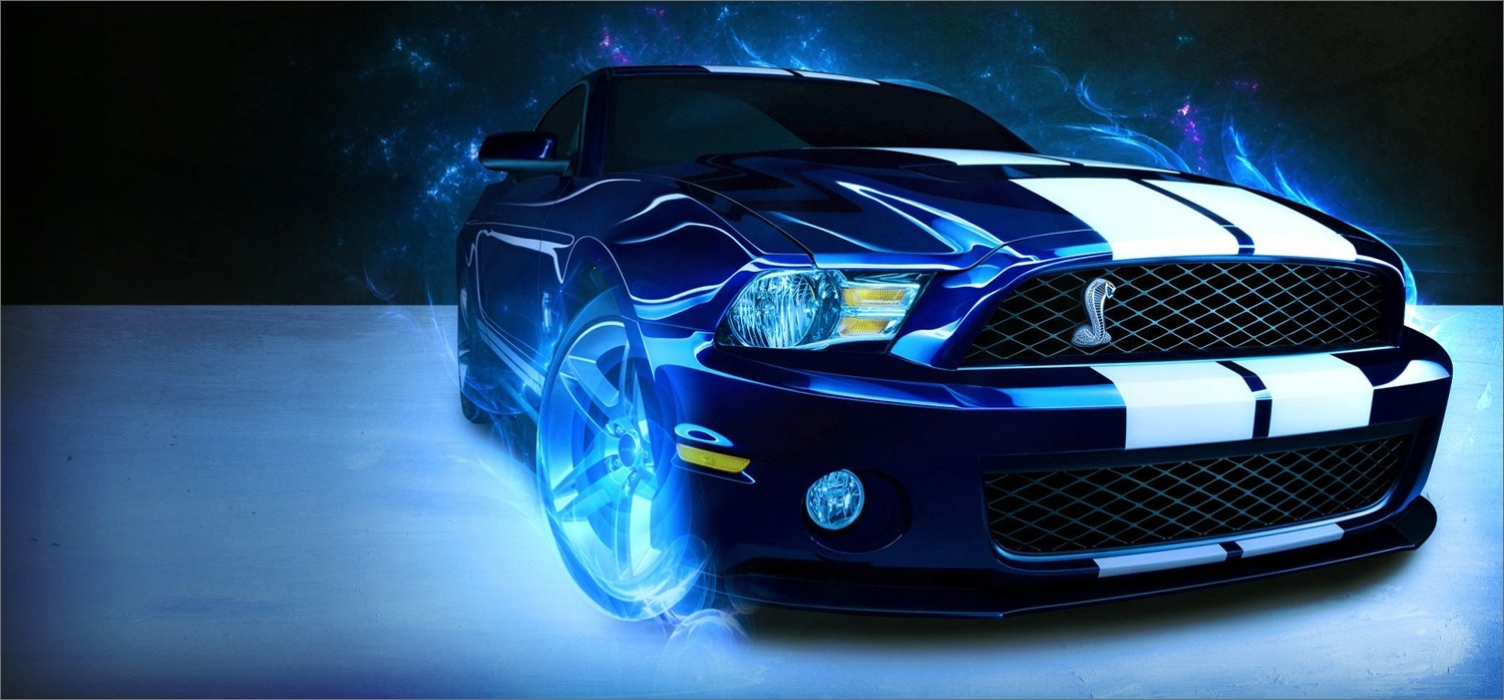 Blue Car Background